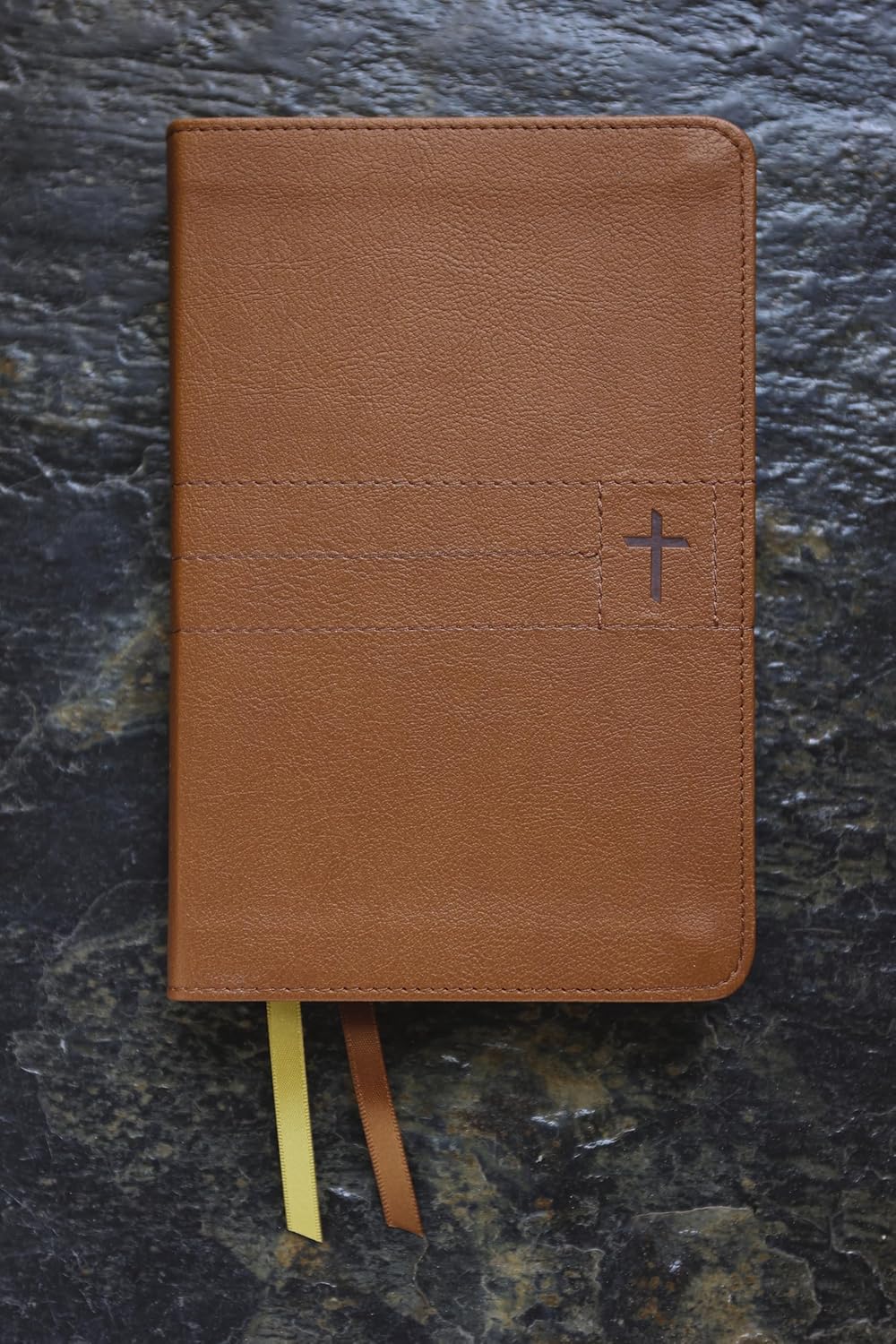NIV Thinline Compact, Brown, Leathersoft