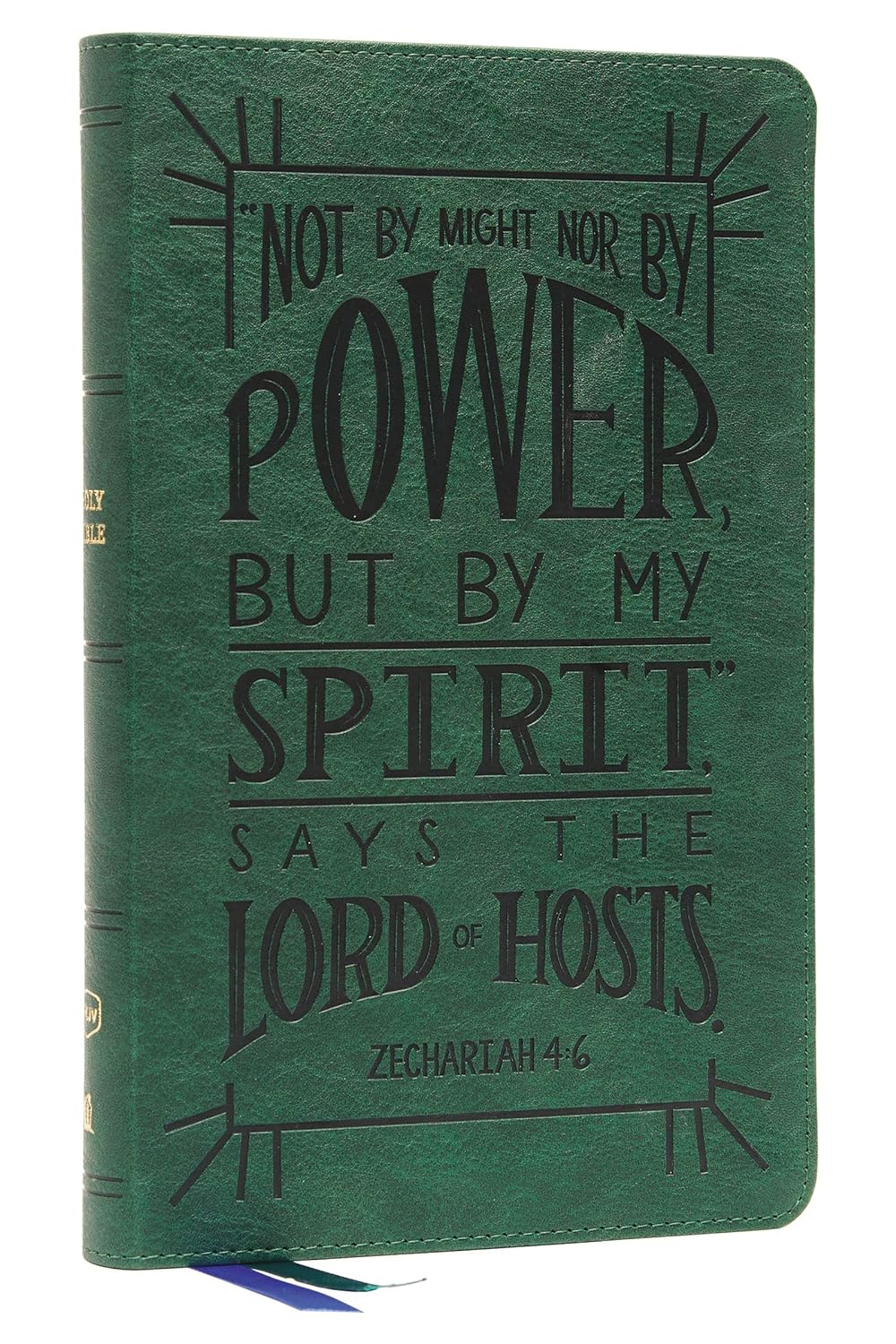 NKJV, Thinline Youth Edition ,Verse Art Cover Collection, Green Leathersoft