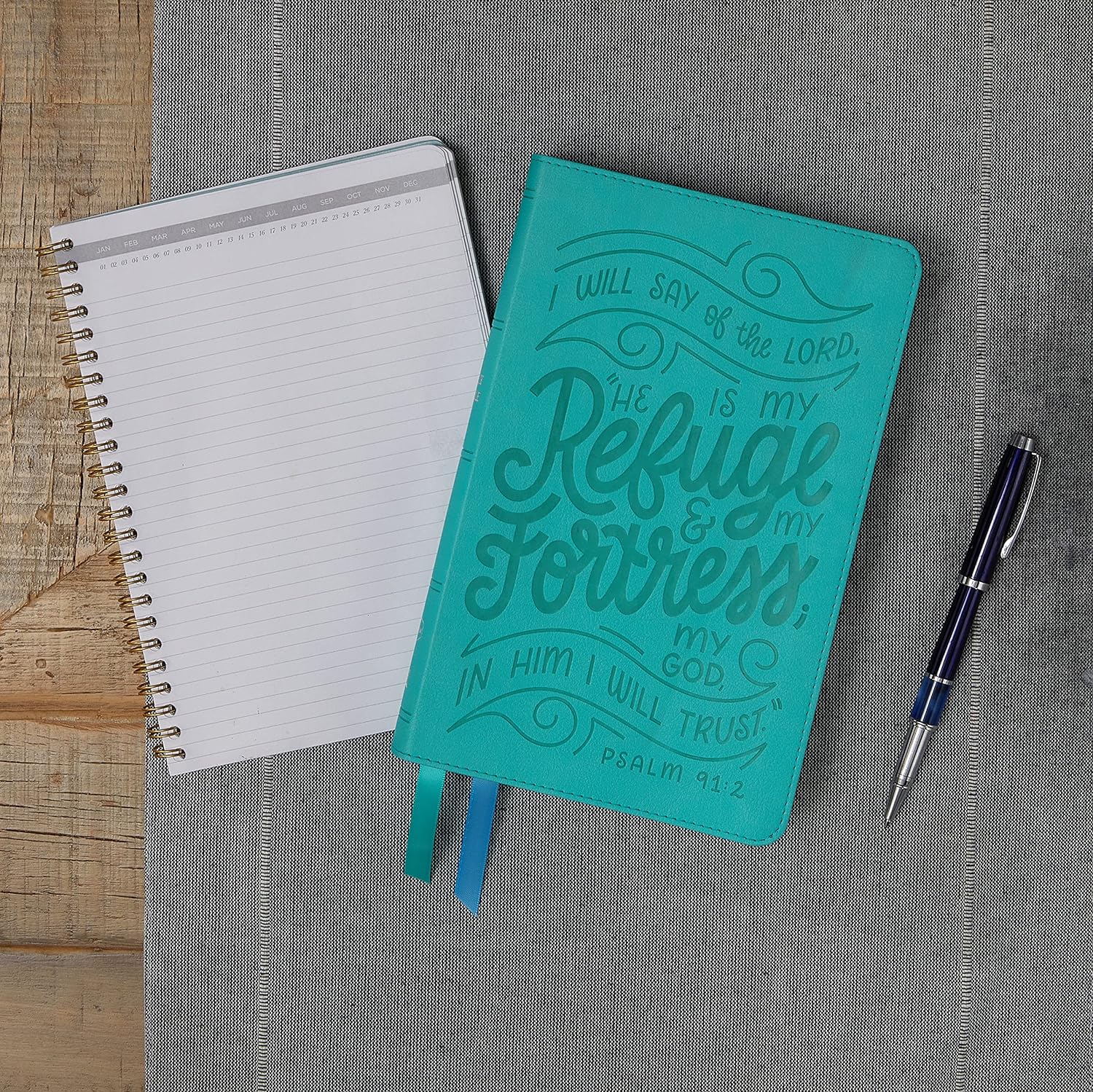 NKJV, Thinline Youth Edition ,Verse Art Cover Collection, Turquoise Leathersoft