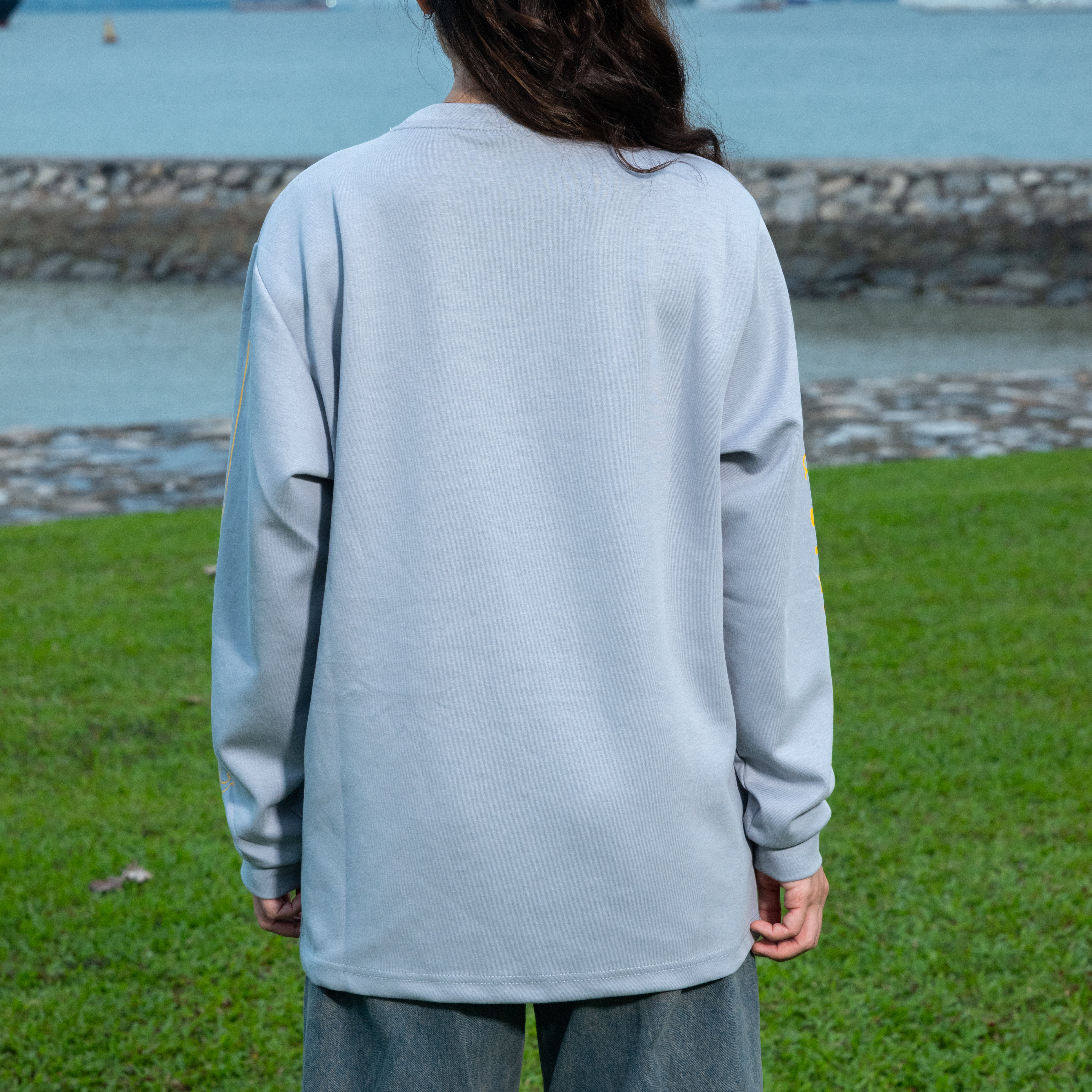 Much More Long-Sleeve Pullover, Light Grey