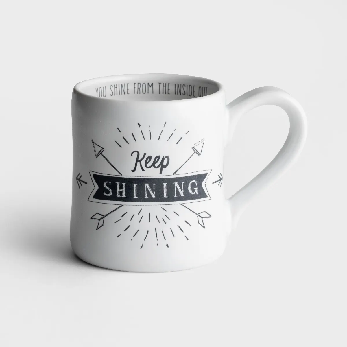 Hand-Thrown Mug Keep Shining