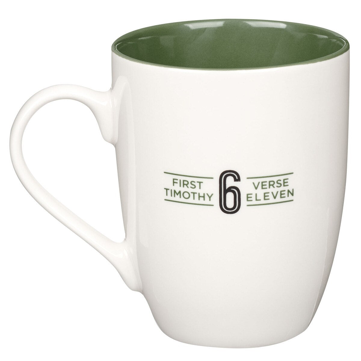 Ceramic Coffee Mug Man of God, Cactus Green