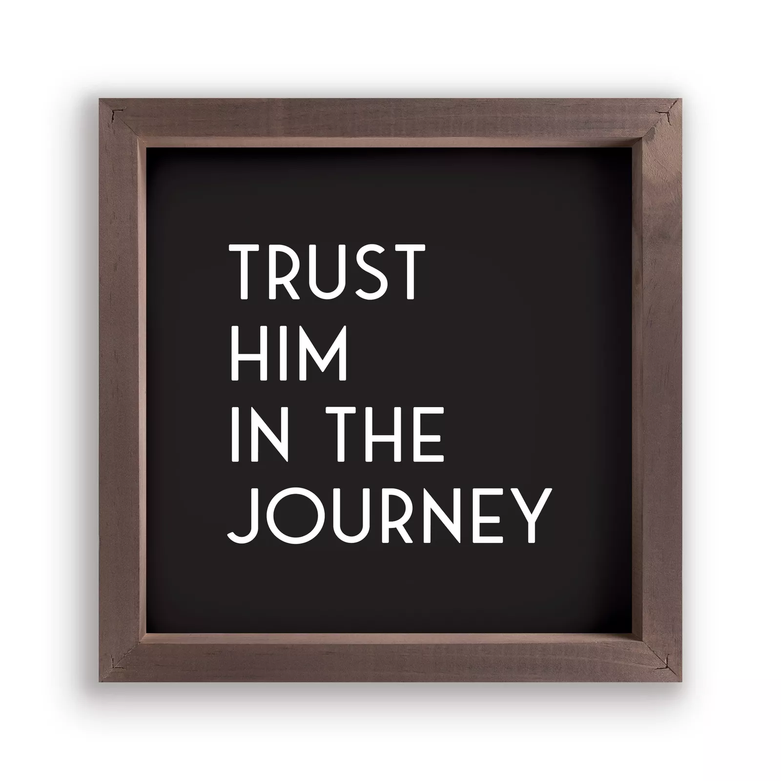 Framed Art 11", Trust Him In The Journey