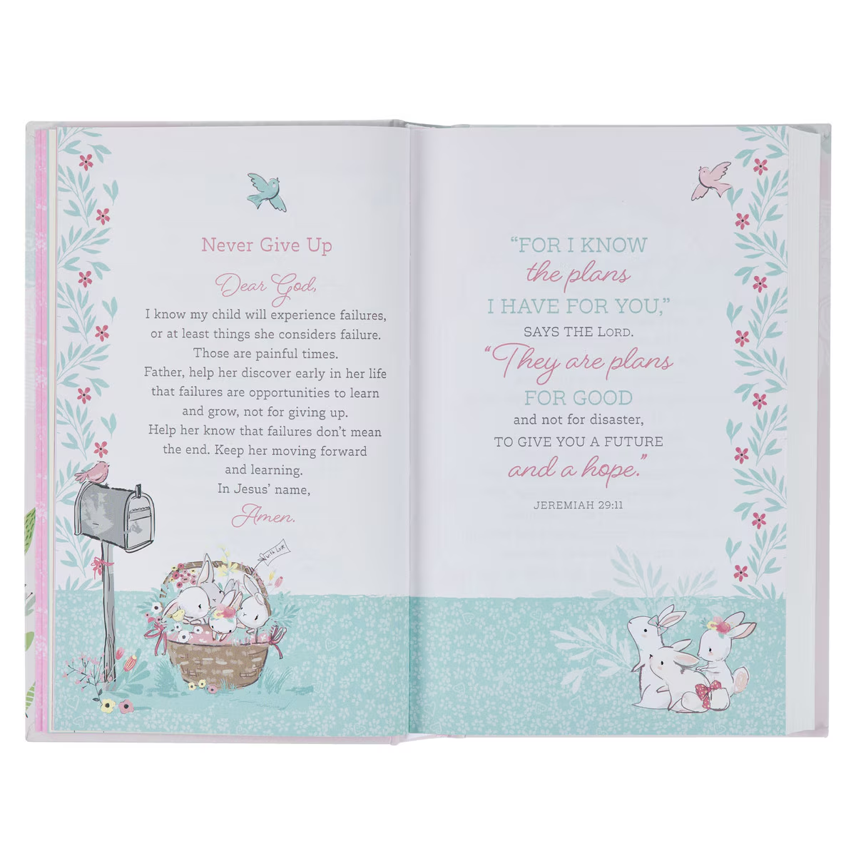 NLT Keepsake Bible for Girls, Blush Pink, Hardcover