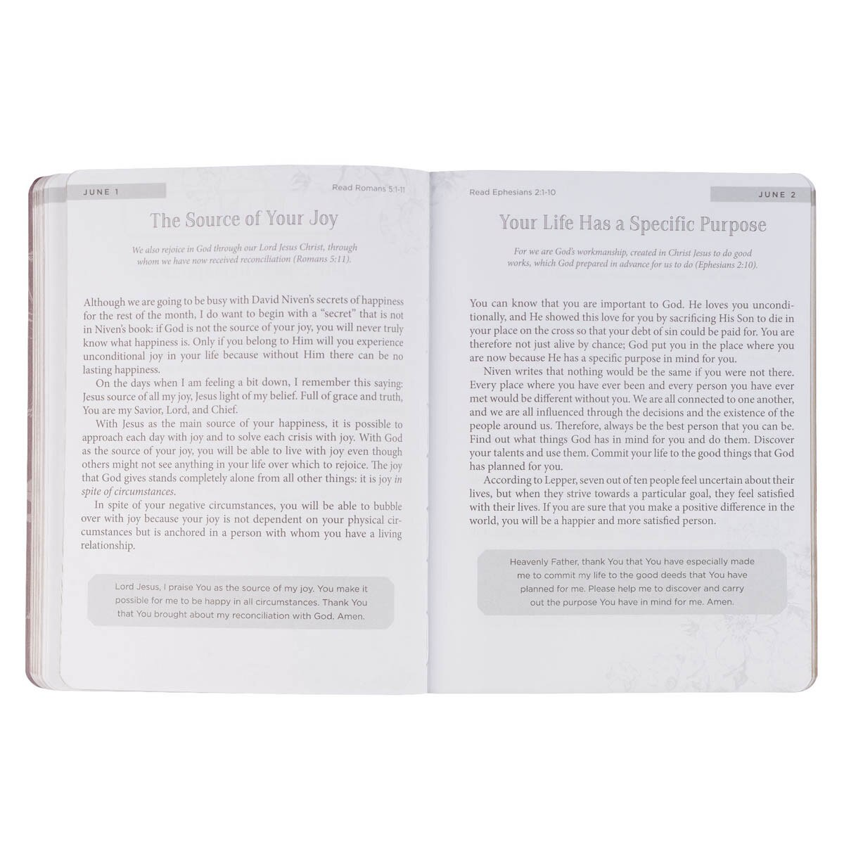 In Touch with God, Devotional