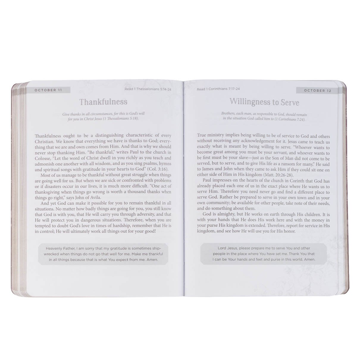 In Touch with God, Devotional