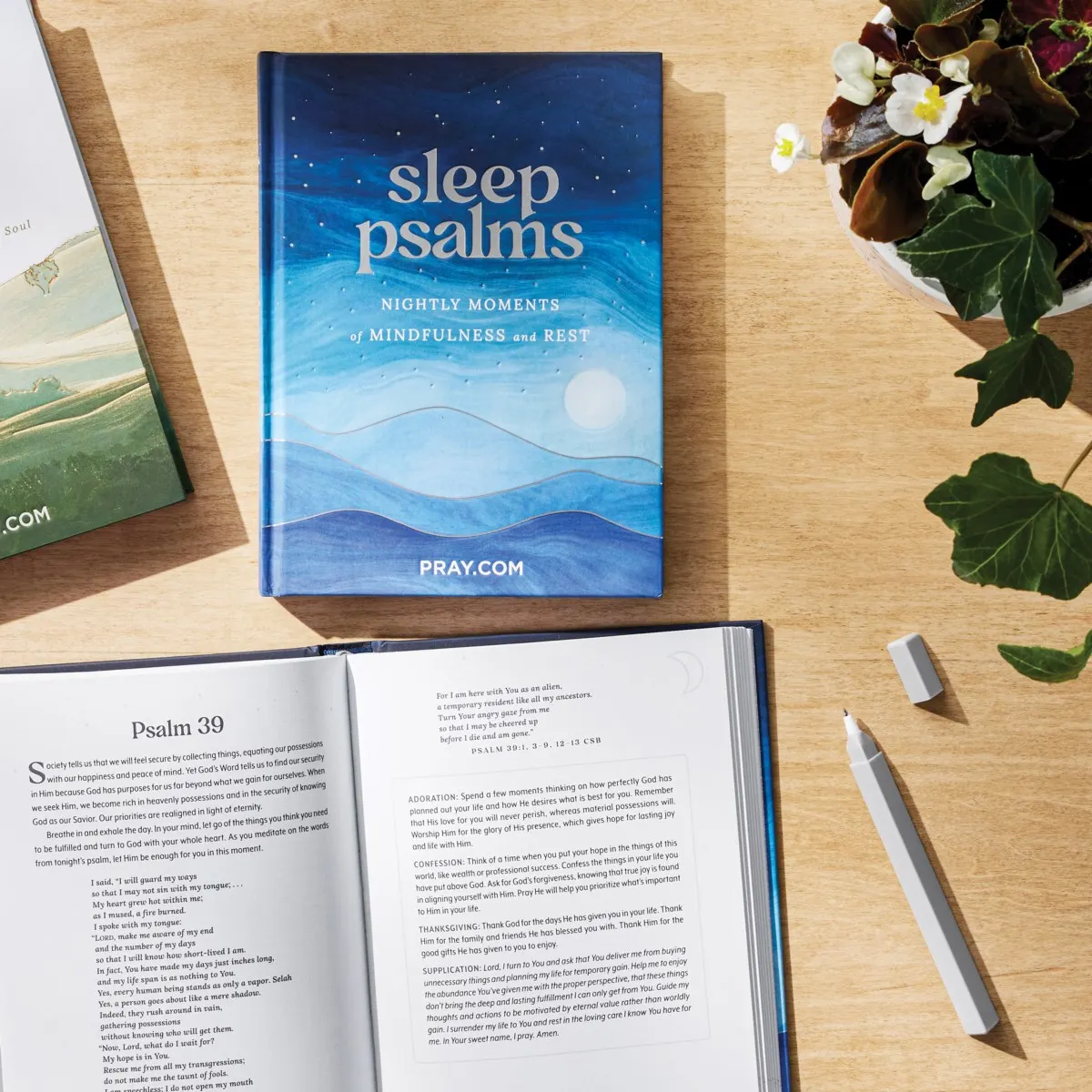 Sleep Psalms: Nightly Moments of Mindfulness and Rest, Hardcover