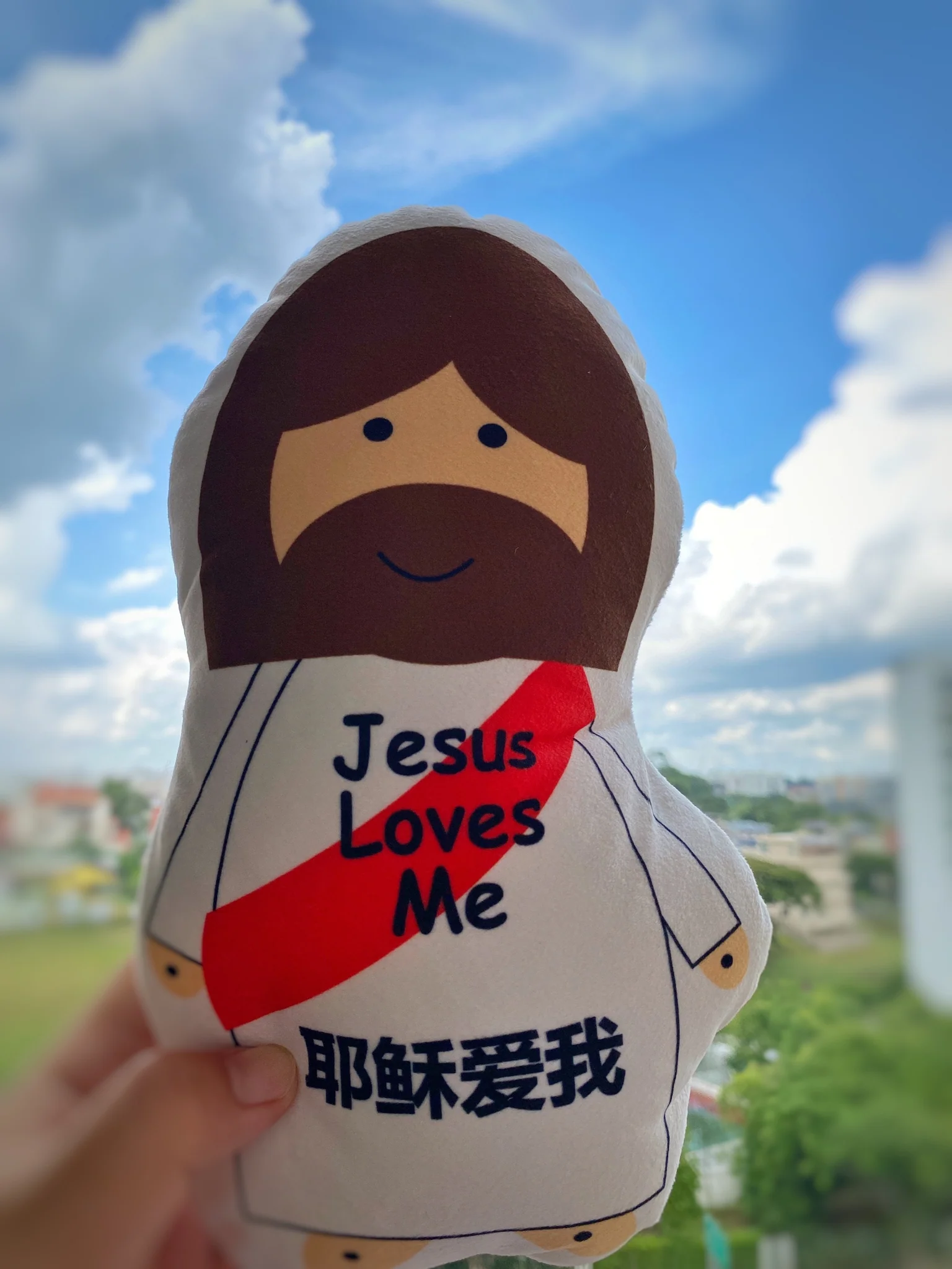 Jesus Loves Me Psalm 23 Plush by The Super Blessed