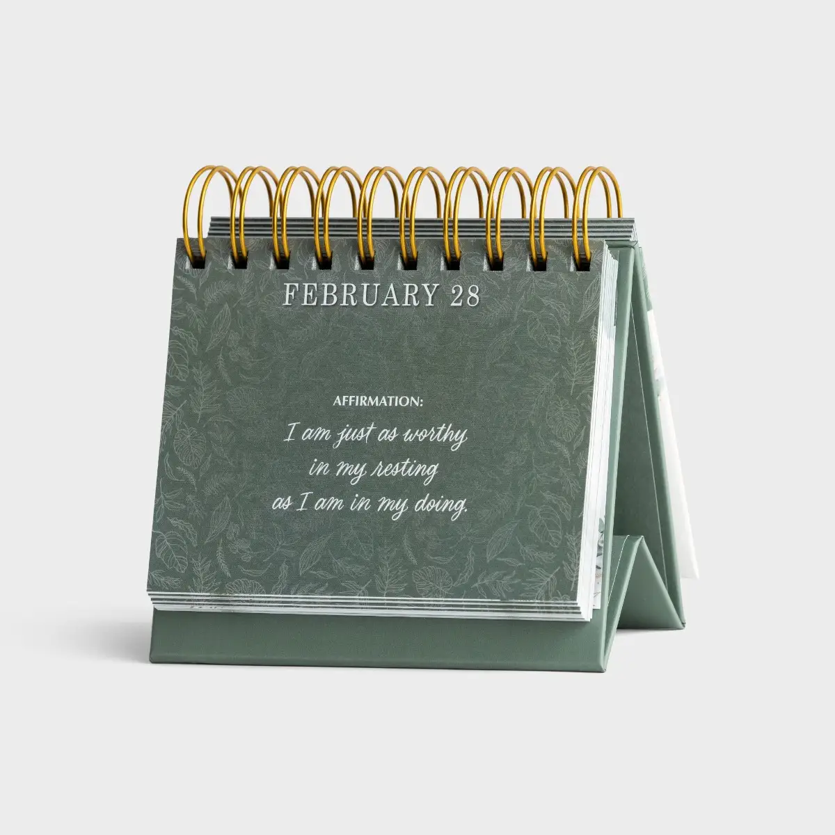 Worthy: 366 Mindful Moments to Bring Peace & Clarity to Your Day, Perpetual Calendar