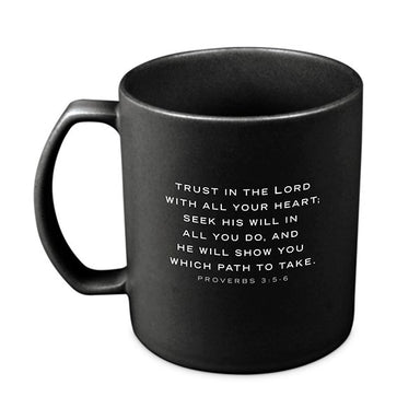 ROCKONLINE | Matte Black Ceramic Mug 18oz.  | Lighthouse Gifts | Gifts for Him | Gifts for Husband | Christian Men | Gift Ideas | New Creation Church | Joseph Prince | Mugs | Cups | Ceramic | Coffee Mug | Kitchenware | Homeware | Lifestyle | Rock Bookshop | Rock Bookstore | Star Vista | Free Delivery for Singapore Orders above $50.