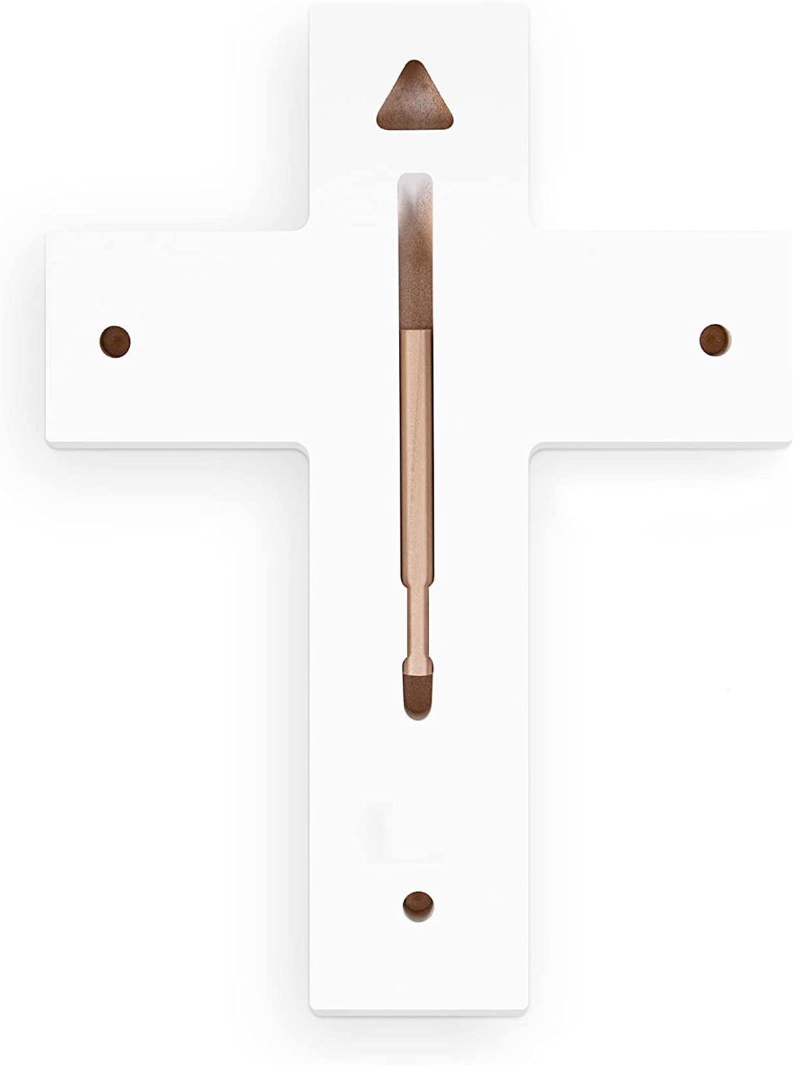 Wood Tabletop Cross 12" His Mercies