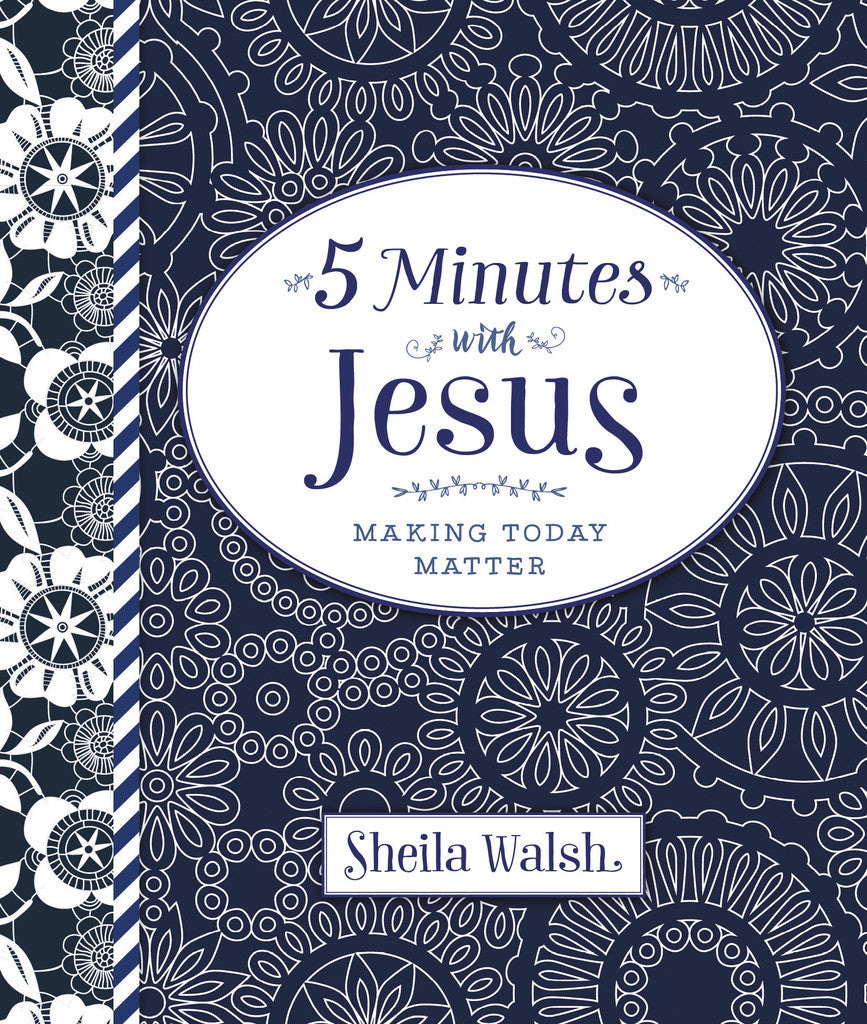 ROCKONLINE | New Creation Church | NCC | Joseph Prince | ROCK Bookshop | ROCK Bookstore | Star Vista | 5 Minutes With Jesus | Sheila Walsh | Hardcover | Free delivery for Singapore Orders above $50.