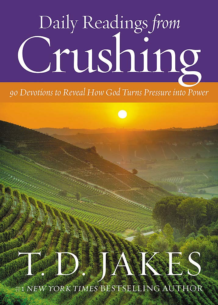 ROCKONLINE | New Creation Church | Joseph Prince | Devotionals | Victorious Living | T.D. Jakes | Daily Readings from Crushing: 90 Devotions to Reveal How God Turns Pressure Into Power | Free delivery for Singapore orders above $50.