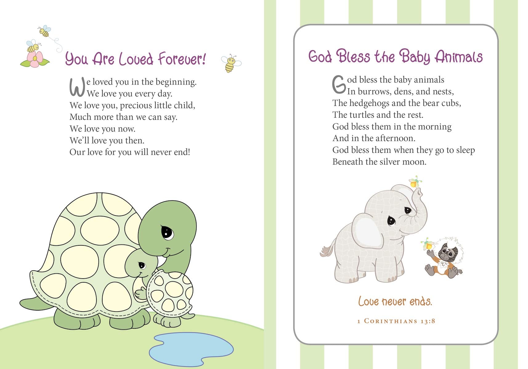 ROCKONLINE | Precious Moments: Little Book of Baby Animals | New Creation Church | NCC | Joseph Prince | ROCK Bookshop | ROCK Bookstore | Star Vista | Children | Kids | Toddler | Bible Stories | Christian Living | Boardbook | Bible | Free delivery for Singapore orders above $50.