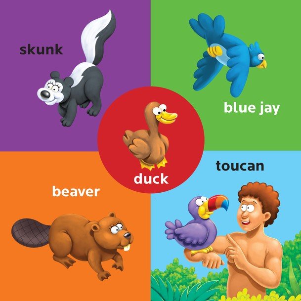 The Beginner's Bible First 100 Animal Words, Boardbook