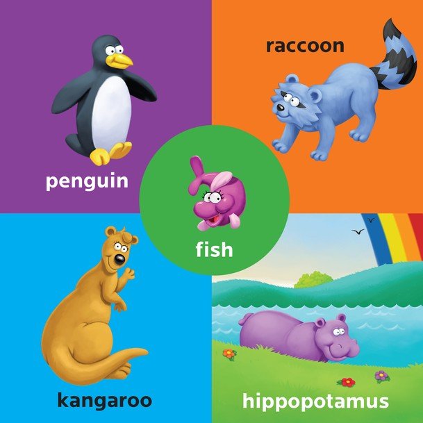 The Beginner's Bible First 100 Animal Words, Boardbook