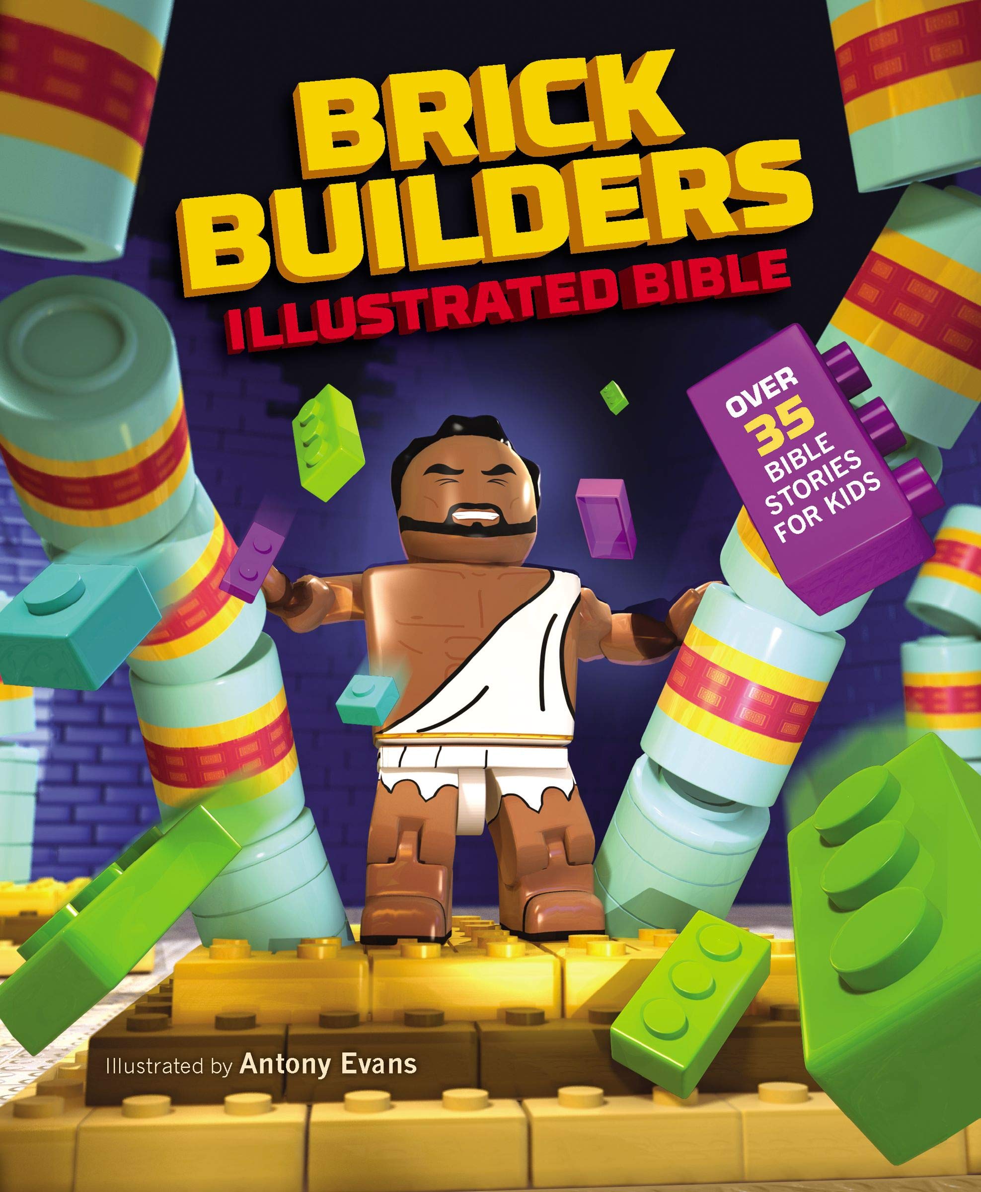 ROCKONLINE | New Creation Church | NCC | Joseph Prince | ROCK Bookshop | ROCK Bookstore | Star Vista | Children | Kids | Bible Story | Illustrated Bible | Christian Living | Boardbook | Bible | Brick Builder's Illustrated Bible, hardcover | Free delivery for SG orders above $50.