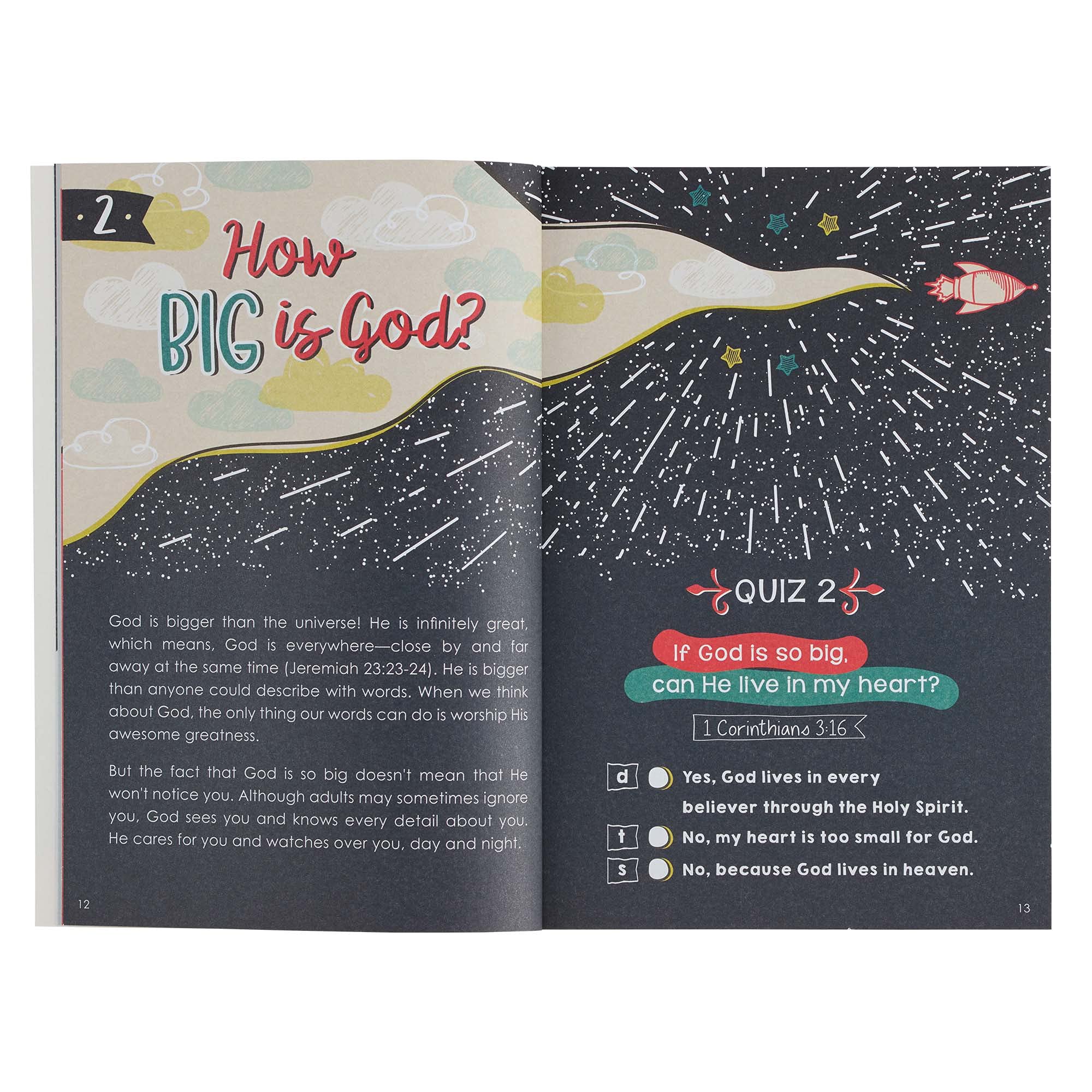 ROCKONLINE | Bible Questions & Answers for Kids | New Creation Church | NCC | Joseph Prince | ROCK Bookshop | ROCK Bookstore | Star Vista | Children | Kids | Daily Devotional | Scripture Verses |  Christian Living | Bible | Free delivery for Singapore Orders above $50.