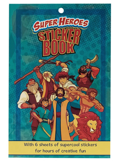 ROCKONLINE | Super Heroes Sticker Book | New Creation Church | NCC | Joseph Prince | ROCK Bookshop | ROCK Bookstore | Star Vista | Children | Christian Living | Free delivery for Singapore orders above $50.
