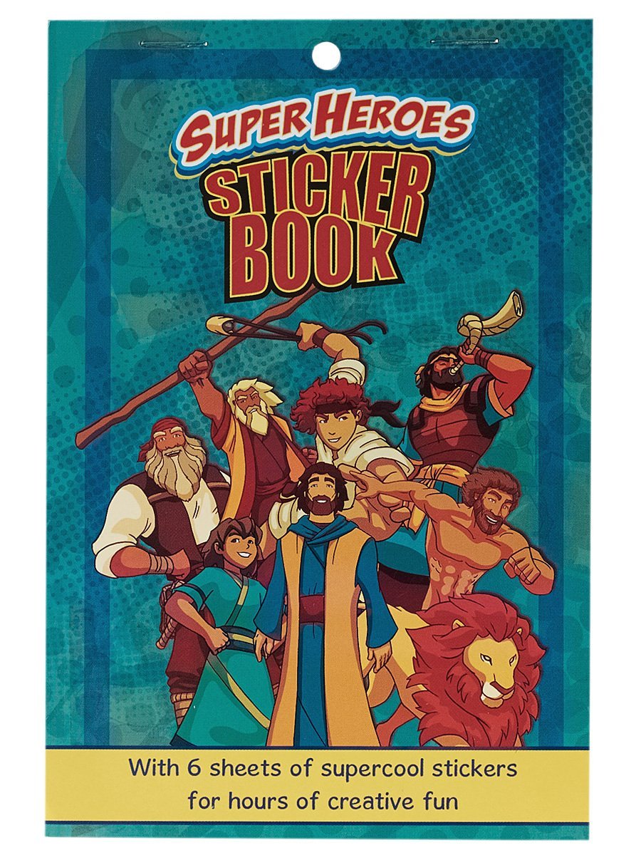 Superbook Character Sticker Super Heroes Sticker Book | www.RockOnline.sg — Rock Gifts & Book Centre