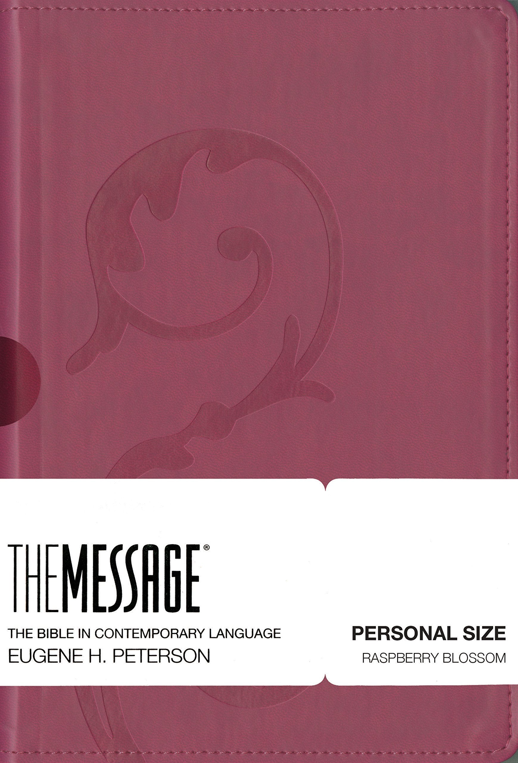 ROCKONLINE | The Message Bible, Personal Size Leather-Look, Raspberry Blossom | Eugene H. Peterson | MSG | New Creation Church | NCC | Joseph Prince | ROCK Bookshop | ROCK Bookstore | Star Vista | Free delivery for Singapore Orders above $50.