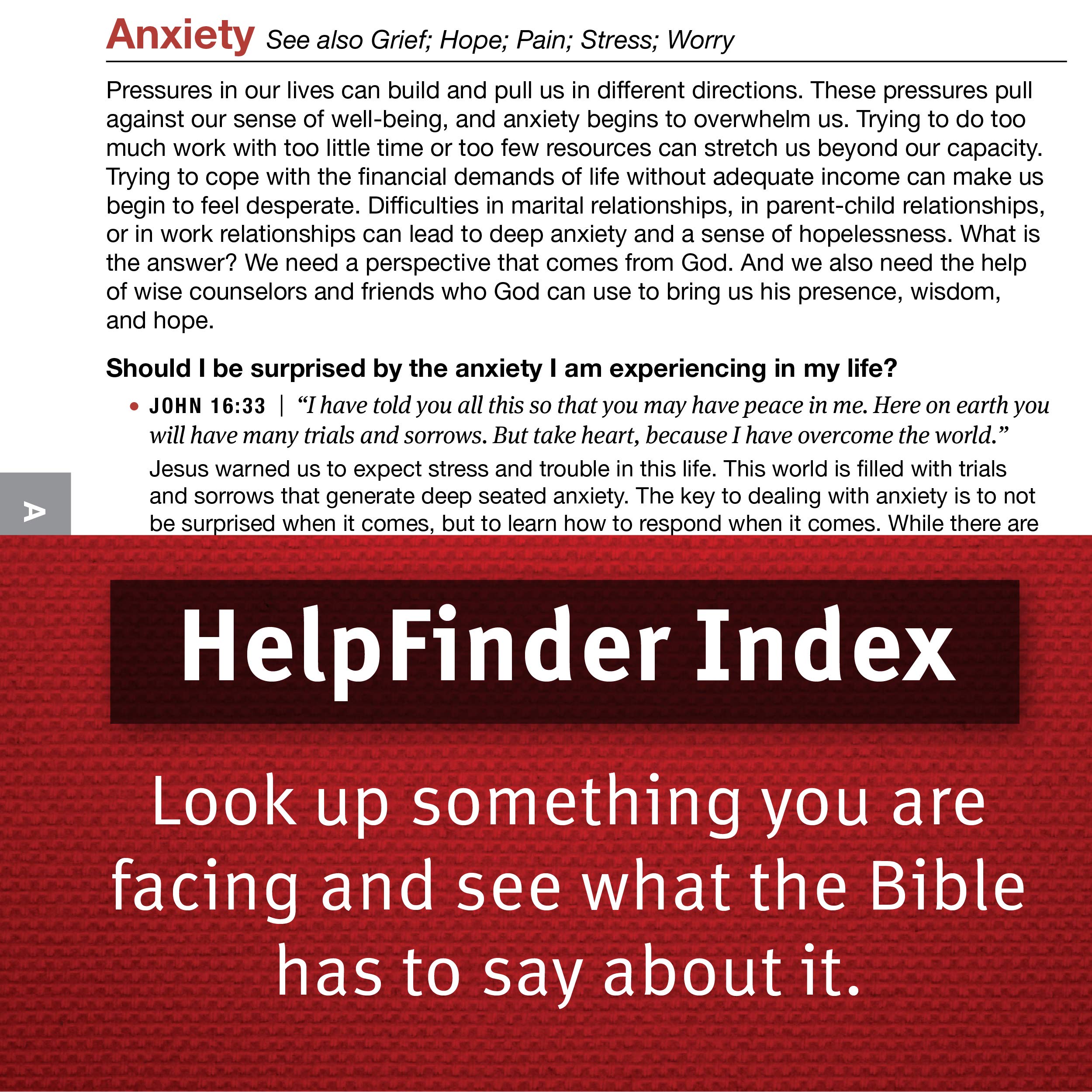 NLT Helpfinder Bible,  Hardcover