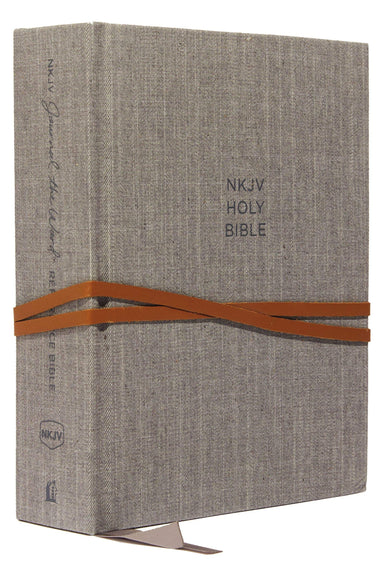 ROCKONLINE | New Creation Church | NCC | Joseph Prince | ROCK Bookshop | ROCK Bookstore | Star Vista | Journal Edition Bible | NKJV Journal the Word Reference Bible, Comfort Print Cloth/Gray | Wide Margin Bible | Journaling | Note-taking | Free delivery for Singapore Orders above $50.