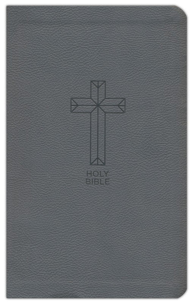 ROCKONLINE | New Creation Church | NCC | Joseph Prince | ROCK Bookshop | ROCK Bookstore | Star Vista | NKJV | Thinline Bible | NKJV Value Thinline Bible Charcoal Leathersoft | Free delivery for Singapore Orders above $50.
