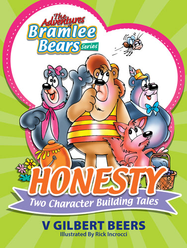 ROCKONLINE | New Creation Church | NCC | Joseph Prince | ROCK Bookshop | ROCK Bookstore | Star Vista | Children | Kids | Preschooler | Bramlee Bears | Honesty | Character Building | Bible Stories | Christian Living | Bible | Adventures Of Bramlee Bears Series – Honesty | Free delivery for Singapore Orders above $50.