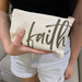 ROCKONLINE | Gold Zip Pouch by Jesus People | FAITH | HOPE | LOVE | New Creation Church | NCC | Joseph Prince | ROCK Bookshop | ROCK Bookstore | Star Vista | Lifestyle | Reminders | Gift Ideas | Scriptures | Free delivery for Singapore Orders above $50.