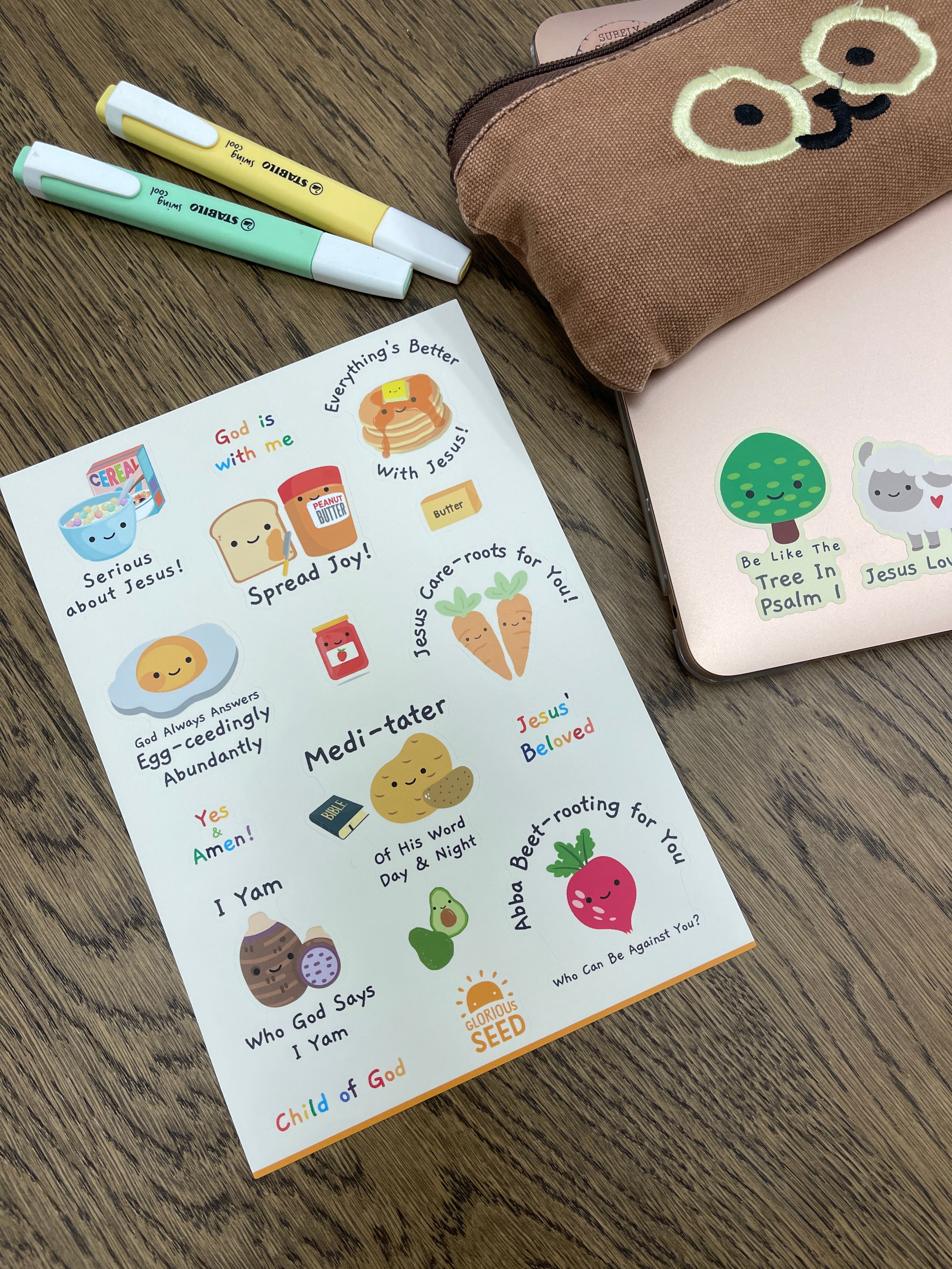Sticker Sheet by Glorious Seed