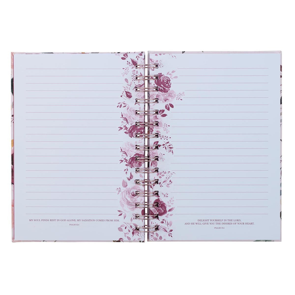 Wirebound Journal, The Plans I Have for You Plum Floral, Hardcover