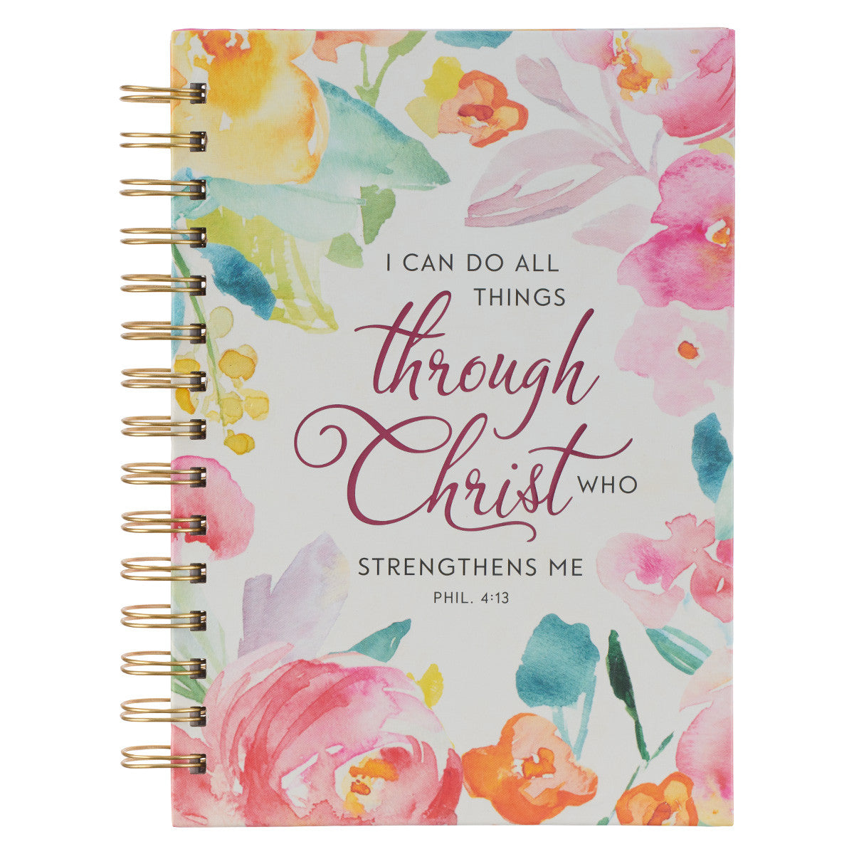 Wirebound Journal, The Plans I Have for You Plum Floral, Hardcover