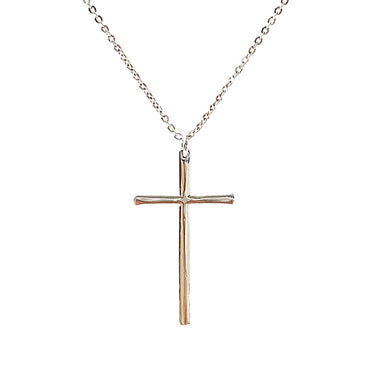 ROCKONLINE | New Creation Church | NCC | Joseph Prince | ROCK Bookshop | ROCK Bookstore | Star Vista | Lifestyle | Mothers | Ladies | Gift | Necklace | Earrings | Bangle | Scriptures | Classic Cross Pendant Necklace, White Gold by Jacob Rachel | Free delivery for Singapore Orders above $50.