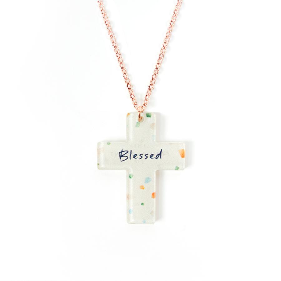 ROCKONLINE | Acrylic Cross Necklace by The Commandment Co. | Accessories | Lifestyle | New Creation Church | NCC | Joseph Prince | ROCK Bookshop | ROCK Bookstore | Star Vista | Free delivery for Singapore Orders above $50.