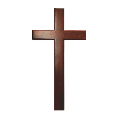 ROCKONLINE | New Creation Church | Joseph Prince | Wood Wall Cross 12" Mahogany | Home Decor | Christian Gifts | Small Gifts | Rock Bookshop | Rock Bookstore | Star Vista | Free Delivery for Singapore Orders above $50.
