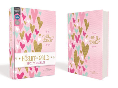 ROCKOnline | New Creation Church | Joseph Prince | Christian Living | Bibles | NIV Heart of Gold Comfort Print Holy Bible | Devotional Bible | Children Bible | Girls | Hardcover | Free delivery for Singapore Orders above $50.