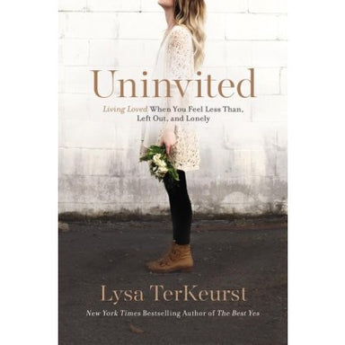 ROCKONLINE | New Creation Church | NCC | Joseph Prince | ROCK Bookshop | ROCK Bookstore | Star Vista | Uninvited | Lysa Terkeurst | Free delivery for Singapore Orders above $50.