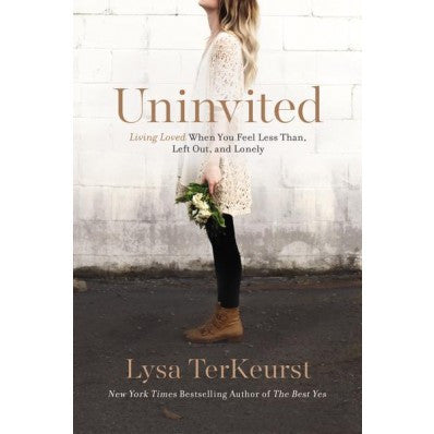 ROCKONLINE | New Creation Church | NCC | Joseph Prince | ROCK Bookshop | ROCK Bookstore | Star Vista | Uninvited | Lysa Terkeurst | Free delivery for Singapore Orders above $50.
